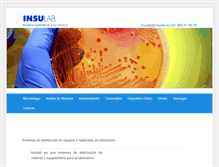 Tablet Screenshot of insulab.es